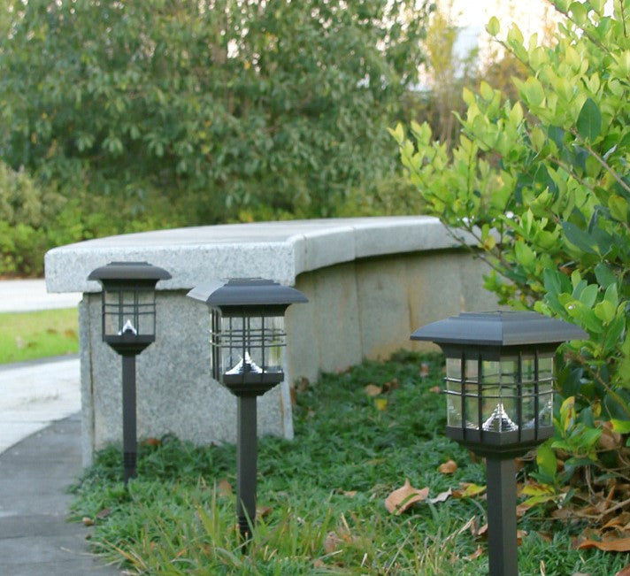 3/4/5/6 Stück Solar Wegeleuchten Solarleuchten für den Außenbereich, Weihnachtsdekoration, Garten, LED-Licht, Landschaft/Weg