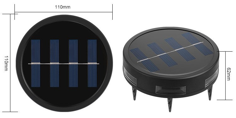 4/6/8 pcs Solar Bodenleuchte  Solarleuchten für Außen, Led Solar Gartenleuchten, IP65 Wasserdicht Bodenleuchte Solarleuchten Garten, Außenleuchte für Auffahrt/Rasen/Gehweg/Patio