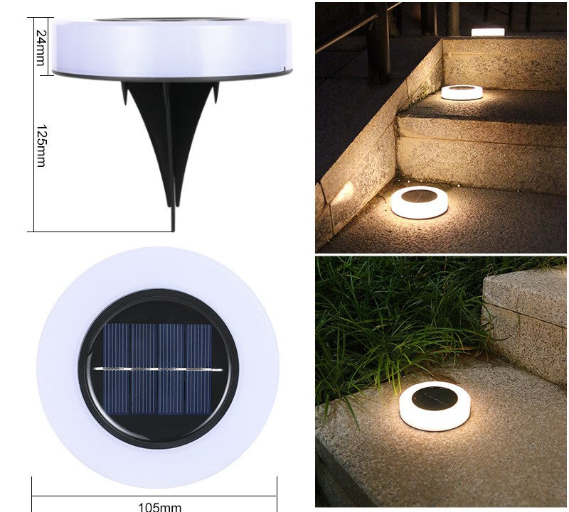 4/6/8 pcs Solar Bodenleuchte  Solarleuchten für Außen, Led Solar Gartenleuchten, IP65 Wasserdicht Bodenleuchte Solarleuchten Garten, Außenleuchte für Auffahrt/Rasen/Gehweg/Patio