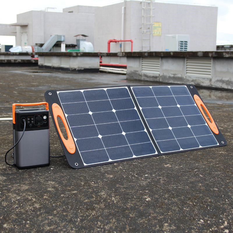 i5solar 60/100W Faltbares Solarpanel Faltbares Solarmodul Faltung Solarladegerät Kit für Camping und Garten Powerstation Generetion Schnellladun Notstromversorgung Tablet