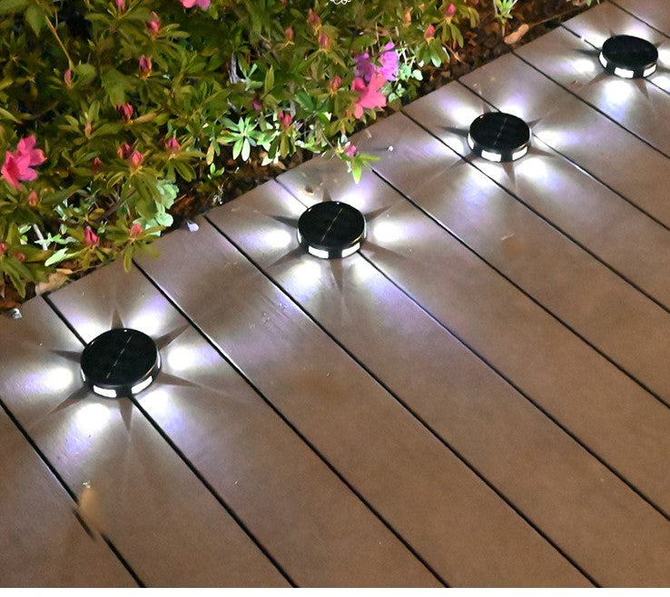 4/6/8 pcs Solar Bodenleuchte  Solarleuchten für Außen, Led Solar Gartenleuchten, IP65 Wasserdicht Bodenleuchte Solarleuchten Garten, Außenleuchte für Auffahrt/Rasen/Gehweg/Patio