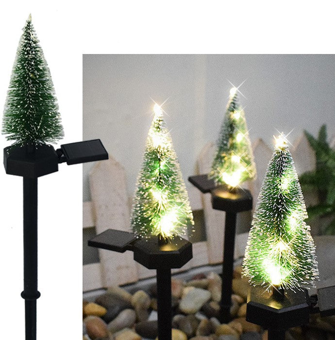 2/3/4* Solar 43cm Weihnachtsbaum, Künstliche Mini Christmas  Tree IP65 Wasserdicht