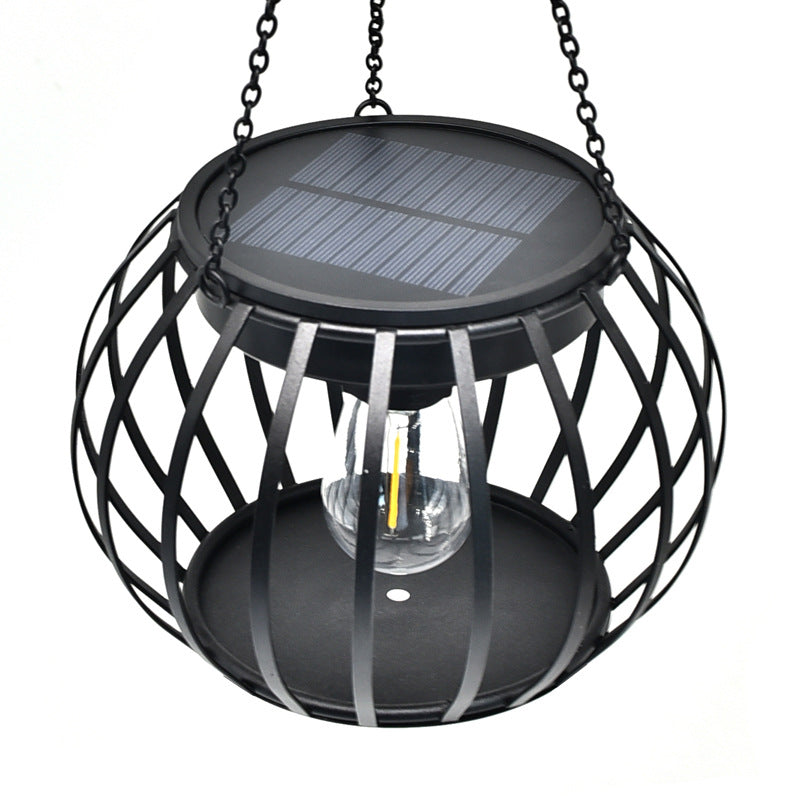 Solarlaterne für Außen Hängend - Metall Solarlaternen für Draußen LED Garten Deko IP65 Wasserdicht Vintage Garten Solarlampen für Aussen Patio Baum Terrasse