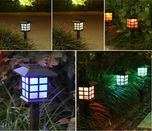 Laden Sie das Bild in den Galerie-Viewer, 6/8/10/12 Stück  5 Farben Solar Wegeleuchten Solarleuchten für den Außenbereich, Weihnachtsdekoration, Garten, LED-Licht, Landschaft/Weg