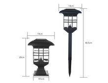Laden Sie das Bild in den Galerie-Viewer, 3/4/5/6 Stück Solar Wegeleuchten Solarleuchten für den Außenbereich, Weihnachtsdekoration, Garten, LED-Licht, Landschaft/Weg