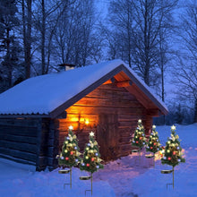 Laden Sie das Bild in den Galerie-Viewer, 2X Solar 78cm Weihnachtsbaum, Künstliche Mini Christmas  Tree IP65 Wasserdicht