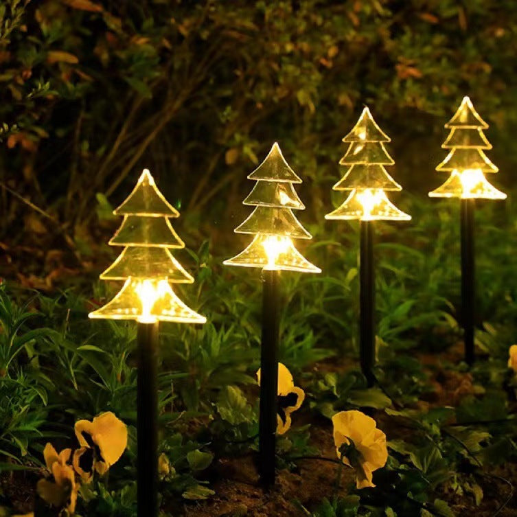 Solar Schneeflocke Weihnachtsbaum Stern Leuchten wasserdichte Rasenstöcke Leuchten Weihnachtsdekorationen Rote Solar Outdoor Stake Leuchten, Solar Schneemann Rasen Licht, Schneemann Garten Solarlicht