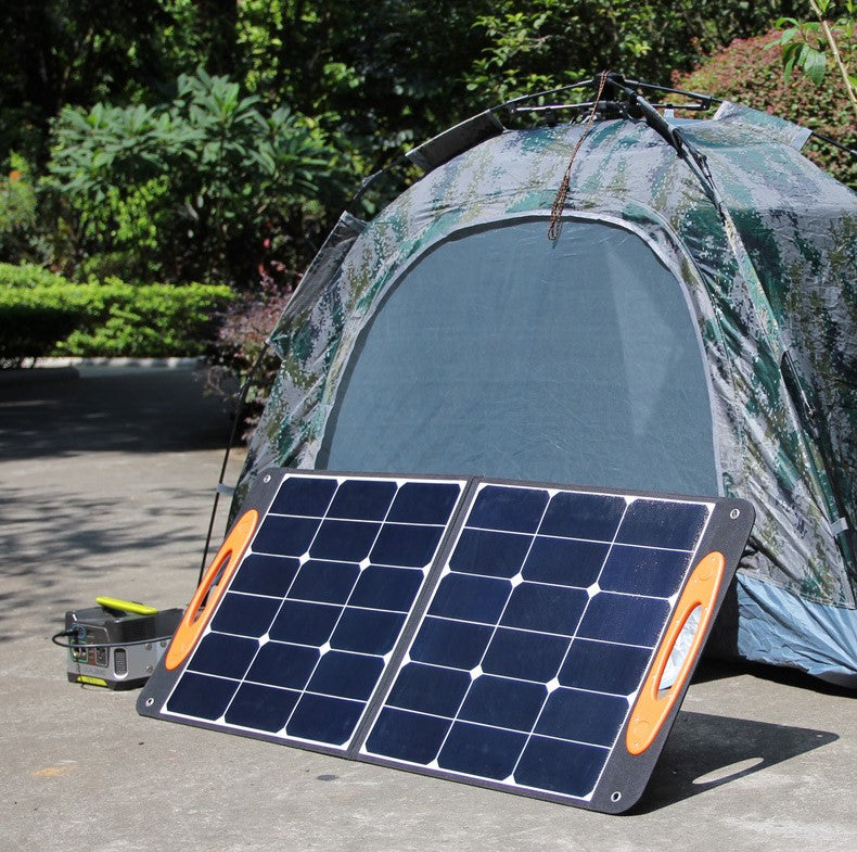 i5solar 60/100W Faltbares Solarpanel Faltbares Solarmodul Faltung Solarladegerät Kit für Camping und Garten Powerstation Generetion Schnellladun Notstromversorgung Tablet