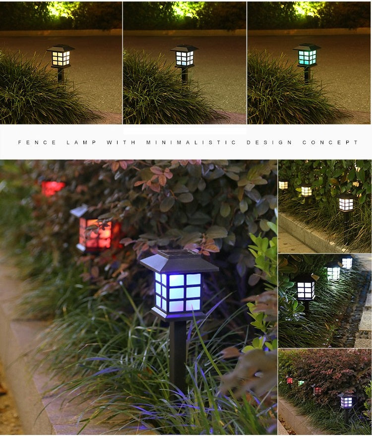 6/8/10/12 Stück  5 Farben Solar Wegeleuchten Solarleuchten für den Außenbereich, Weihnachtsdekoration, Garten, LED-Licht, Landschaft/Weg