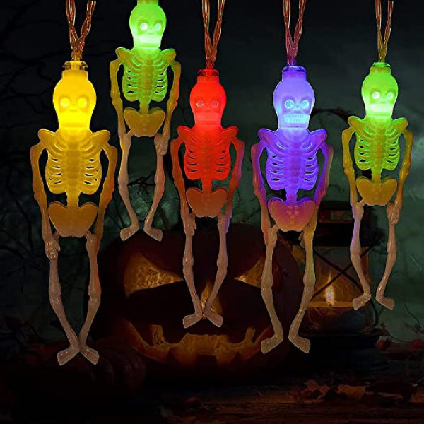 Solar Lichterkette Halloween 13 Model Halloween Deko Halloween Licht Outdoor Halloween Lichter Urlaub Dekorative Licht Wasserdicht Lichter für Garten Hof Glowing Schädel Hände Garten Rasen Lampe