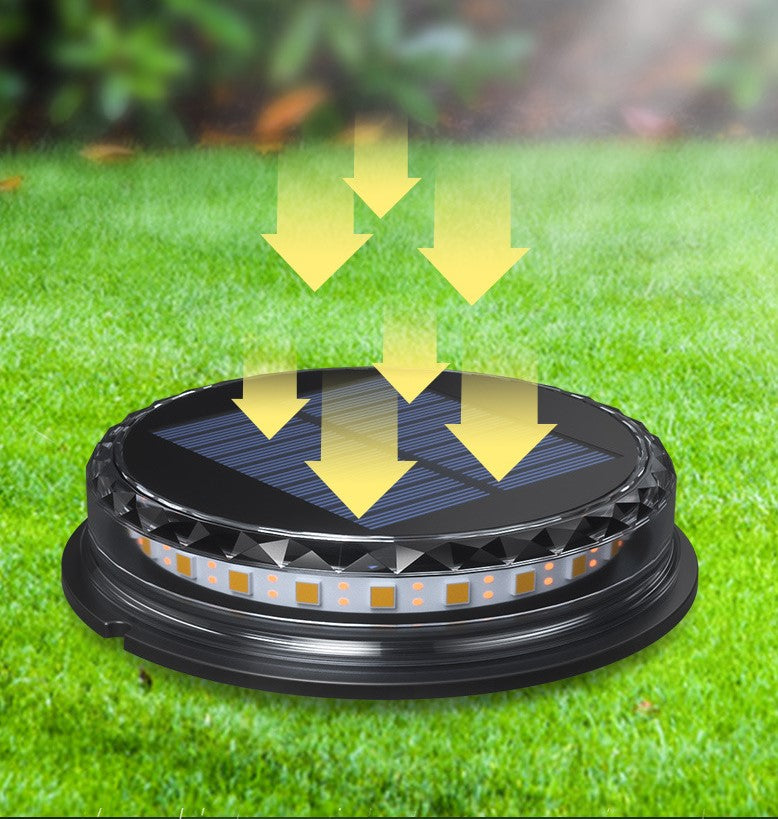 1/4/8 pcs Solar Bodenleuchte  Solarleuchten für Außen, Led Solar Gartenleuchten, IP65 Wasserdicht Bodenleuchte Solarleuchten Garten, Außenleuchte für Auffahrt/Rasen/Gehweg/Patio