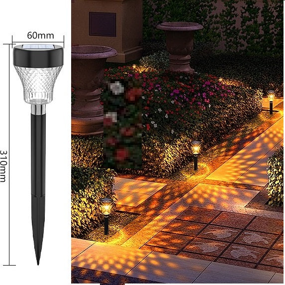 3/4/5 Stück Solar Wegeleuchten Solarleuchten für den Außenbereich, Weihnachtsdekoration, Garten, LED-Licht, Landschaft/Weg