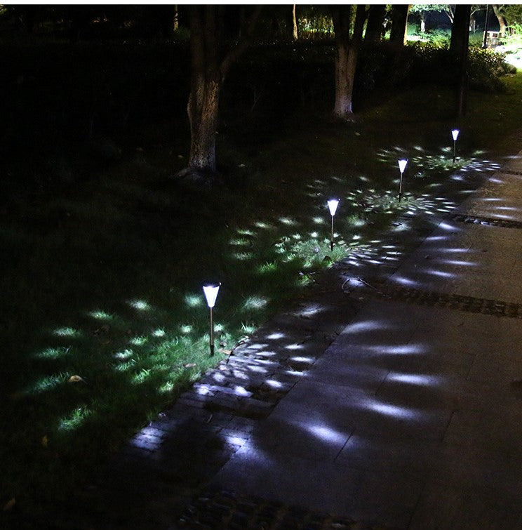 3/4/5/7 Stück Solar Wegeleuchten Solarleuchten für den Außenbereich, Weihnachtsdekoration, Garten, LED-Licht, Landschaft/Weg